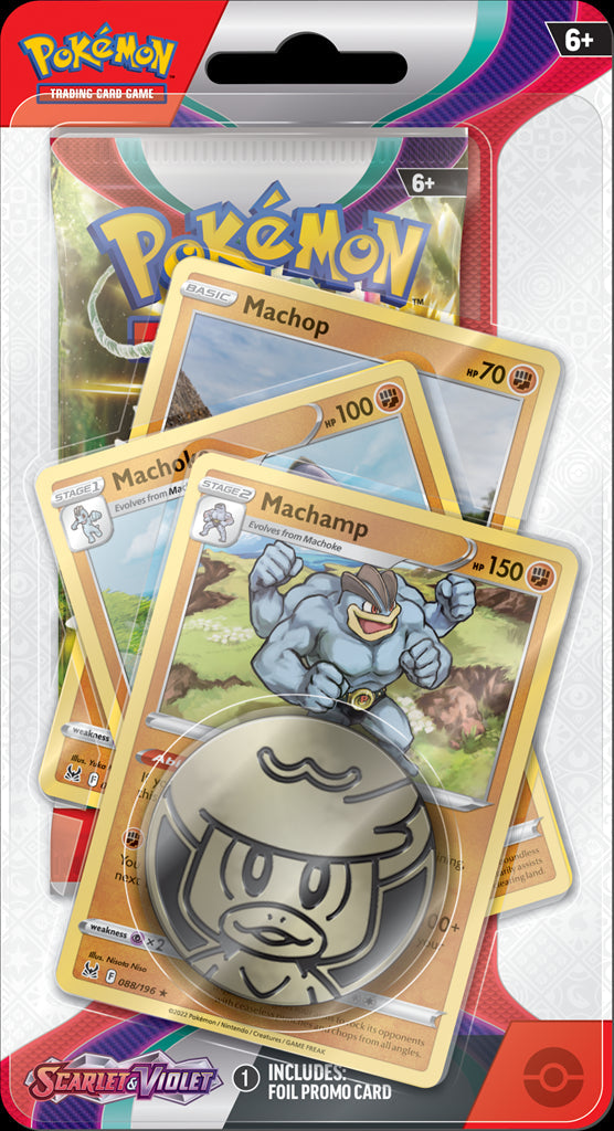 Scarlet & Violet - Premium Checklane Blister (Machamp)