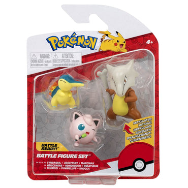 Pokémon Battle Figure Set (Cyndaquil + Jigglypuff + Marowak)