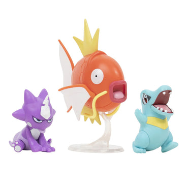 Pokémon Battle Figure Set (Toxel + Totodile + Magikarp) - figures