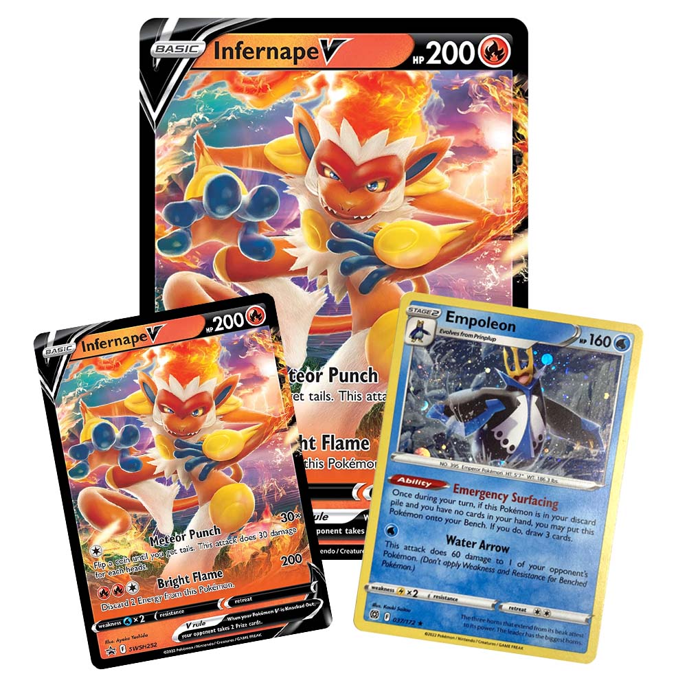 Infernape V Box promos